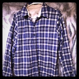 Fleece Lined Long Sleeved Button up Shirt